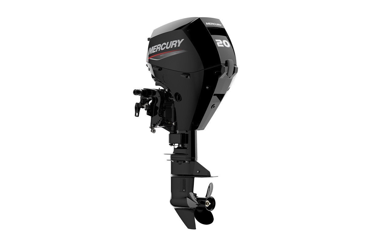 Mercury 20hp EFI Outboard – Remote Mechanical, Electric Start, 15″ Shaft – 20E