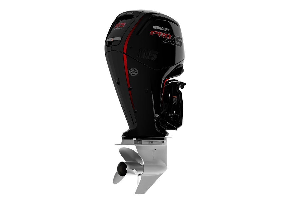Mercury Pro XS  Command Thrust 115hp EXLPT Outboard – Remote Mechanical, Electric Start, 25″ Shaft – 115EXLPT view 2