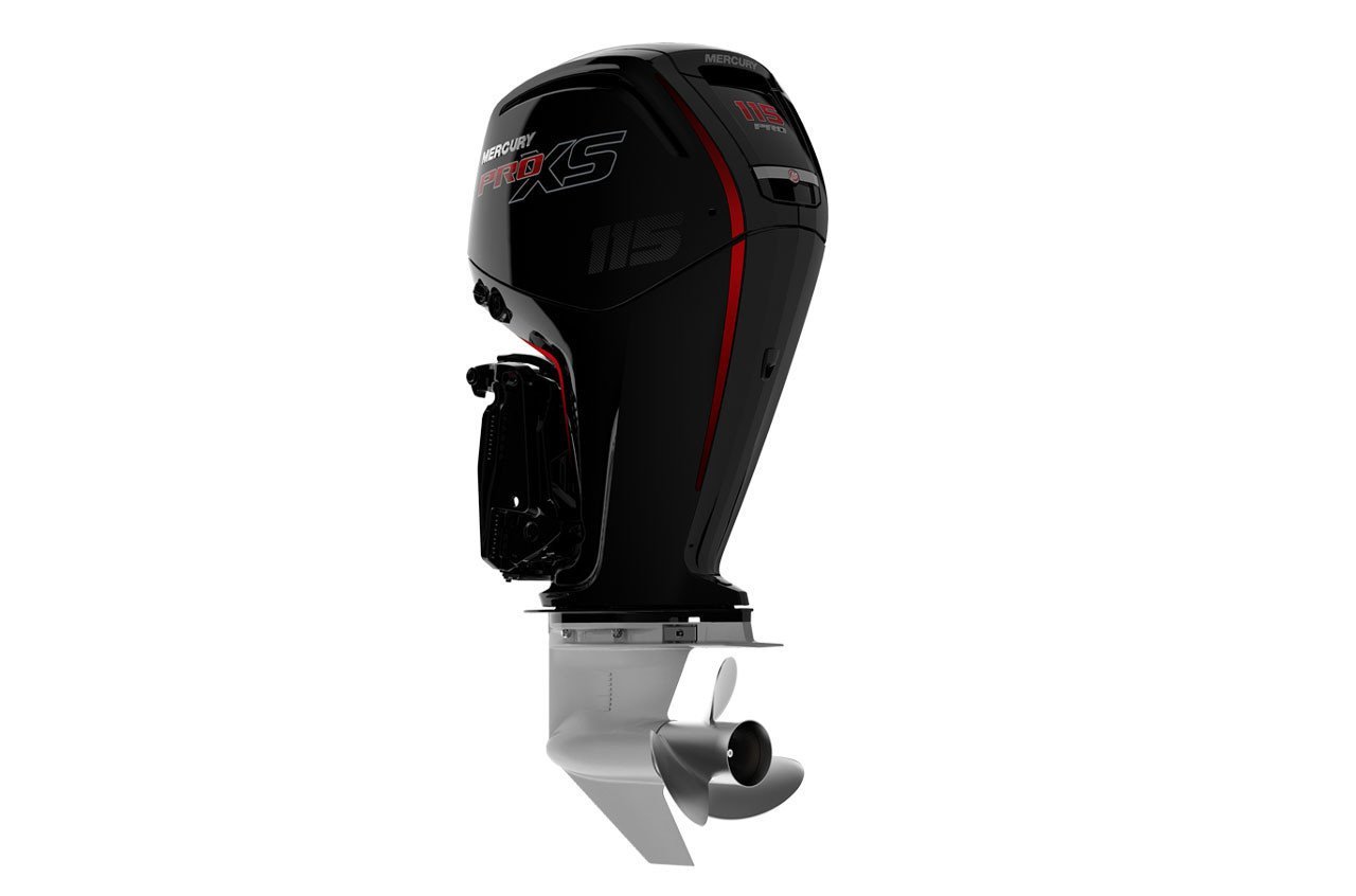 Mercury Pro XS  Command Thrust 115hp EXLPT Outboard – Remote Mechanical, Electric Start, 25″ Shaft – 115EXLPT