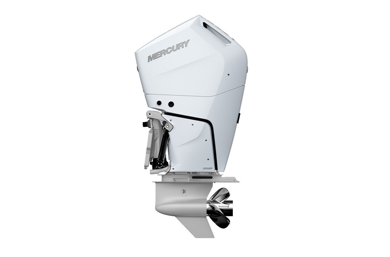 Mercury 350HP Verado V10 4-Stroke Outboard | Counter Rotation | Digital Throttle & Shift | Electric Start | 25" X-Long | White | Verado 350CXL V10 WH - Image 2